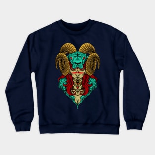 Goat Girl Witch Crewneck Sweatshirt